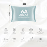 Sea Breeze Silk Pillowcase - 22 Momme Pure Mulberry Silk Pillowcase