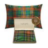 Tartan Green Silk Pillowcase - 22 Momme Pure Mulberry Silk Pillowcase UK