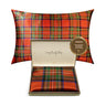 Tartan Red Silk Pillowcase - 22 Momme Pure Mulberry Silk Pillowcase UK